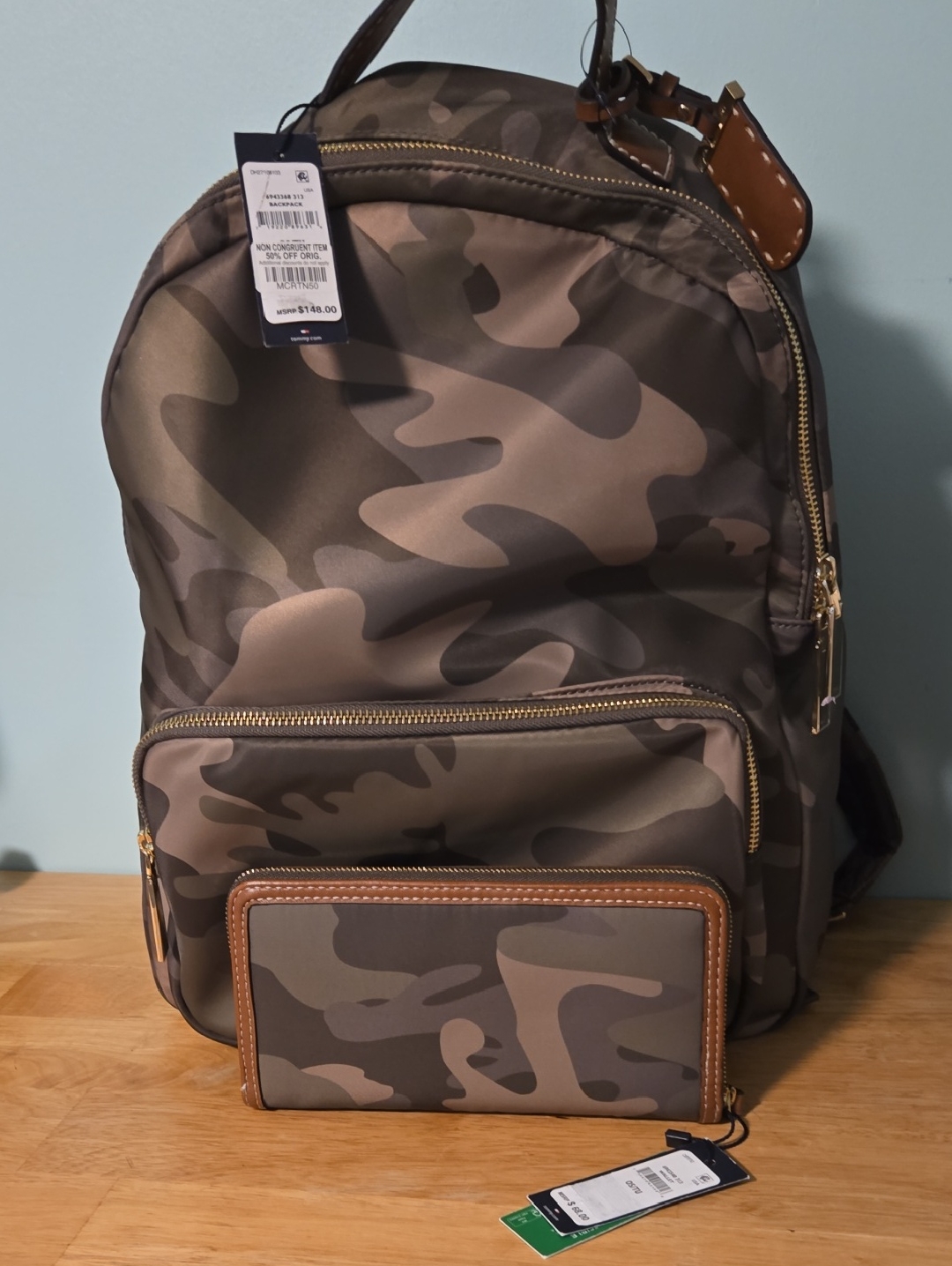 Nwts Tommy Hilfiger Backpack And Wallet Bundle. (#1527)